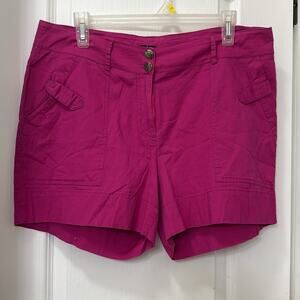 Logic fuchsia cargo shorts size 36